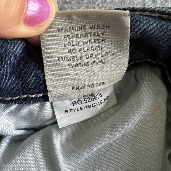 BKE Payton Denim Blue Jeans Women 30 X 29 Universal Fit Mid Rise Bootcut Cowgirl - Picture 5 of 10